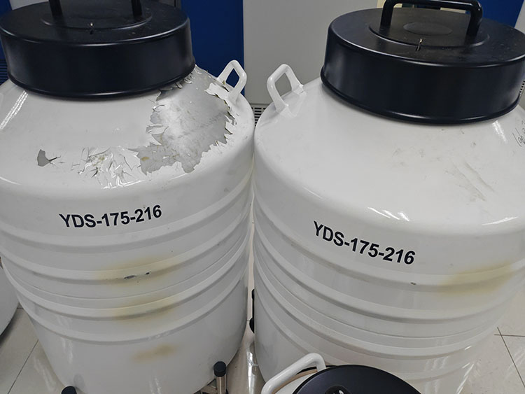 液氮罐掉漆发黄